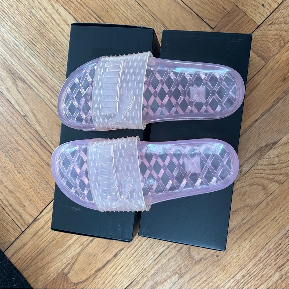 COPY - FENTY Puma by Rihanna pink jelly slides Size 9.5